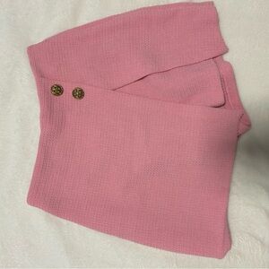 Zara Pink Textured Skort size XSmall